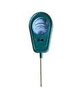 3 In 1 Soil Tester With Long And Short Probes For Moisture Fertility And Plant Water Needs, green meter with probe visible