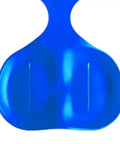 Heavy Duty Snow Sled For Winter Fun And Family Thrills, Large Luge Board in blue, top view showing smooth surface design