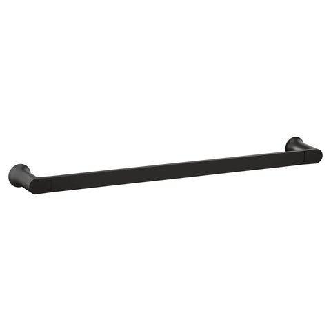 Genta LX 24 Inch Matte Black Towel Bar For Kitchen Or Bath Sleek Dope Look Coordinates With Other Genta LX Fixtures Easy Install