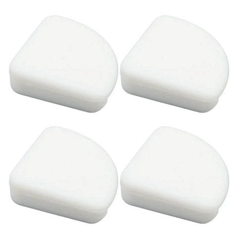 Silicone Corner Guards for Furniture, 36 Pack Baby Safe Edge Bumpers with Strong Adhesive, White Edge Protectors for tables