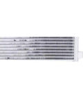 Upgrade Your Chevy Volt Transmission And Save From Overheating With This High Performance Oil Cooler For 2016 To 2018 Models That Keeps It Running Smooth Like A Charm During Hot Drives, silver aluminum cooler