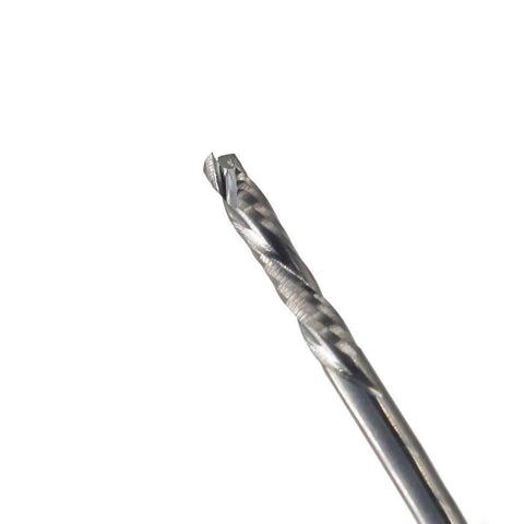 Pro Grade One Eighth Inch Shank Carbide End Mills Three Point One Seven Five By Seventeen Millimeter Up And Down Cut