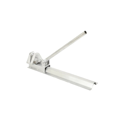 Heavy Duty Roof Panel Ridge Cover Cutter With Forged High Carbon Steel Blades showcasing long handle and sturdy base.