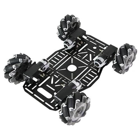 Omnidirectional 4WD Robot Car Chassis Kit With 68mm Mecanum Wheels And TT Motors For Arduino Raspberry Pi STEM Education DIY Projects