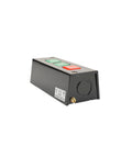 Heavy Duty Garage Door Control Station 3 Button Panel Open Close Stop With Momentary Contact Black Surface Mount Design Green Open Close