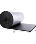 Super Sticky High Density Acoustic Foam Wall Panels With Built In Aluminum Foil, 10M x 1M, ideal for sound dampening in studios.
