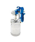 Spray Gun Assembly For HV5500 Sprayer With 2.0mm Stainless Steel Needle And Fluid Tip, 1 Quart Cup, blue handle