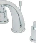 8 Inch Widespread Bathroom Faucet Polished Chrome With Solid Brass Construction Duraseal Washerless Cartridge Deck Mount