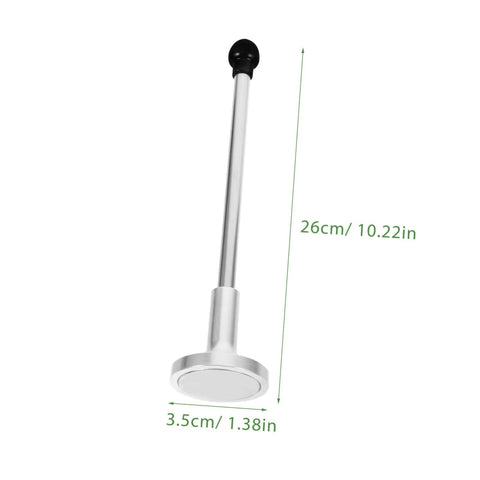 Golf Alignment Rod Swing Trainer With Magnetic Base for Aiming and Posture, side view showing dimensions 26cm x 3.5cm