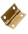 Top Shelf 100 Pack Door Butt Hinges With Badass Brass Plated Steel Build Featuring A Sweet Metallic Coating And Rock Solid Design Perfect For Quick Cupboard Fixes Or Heavy Duty Shed Gate Upgrades, showcasing a brass plated steel hinge.