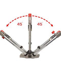 Richelieu R77229 multi-angled drill guide attachment for 1/4–3/8 in drills, silver