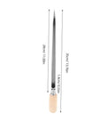 Stainless Steel Rice Grain Sampling Probe For Wheat Corn And Rice Efficient Grain Sampler With Interconnected Trough Design