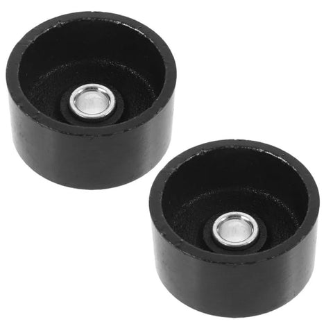 Universal Front Jack Wheels Replacement for Hydraulic Floor Jacks 2.56 Inch Bearing Caster Wheel Boosts Stability and Smooth Maneuverability