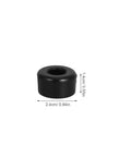 10 Pack PU Shock Absorbing Cushions For Roller Skates Black Vibration Pads For Double Row Quad Skates Universal Fit Skate Hardware Quiet Ride
