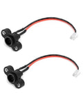 2 Pack Power Charging Port Controller For ES1 ES2 ES3 ES4 Electric Scooters And Skateboards Replacement Plug In Port Module