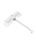 White Automatic Door Closer For Interior Doors Light Duty Zinc Alloy Spring Closer With Adjustable Closing Force