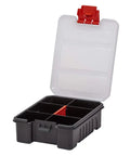 Three Piece Organizer Set With Removable Dividers One Medium And Two Mini Hardware Boxes for screws, bolts, tackle, and craft supplies