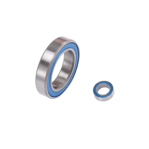 Close-up of metal sealed bearings from RC Car Bearing Kit 27 Pcs Sealed Bearings Set For Maxx 4S 89076 1 10 Scale Upgrade Parts.