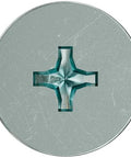 Top view of a Phillips head on a Sleeve-All 3/8 In X 2-3/4 In Phillips Flat-Head Sleeve Anchor, Expansion Anchor For Solid Base Materials.