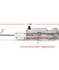 DIY Friendly Dope Reciprocating Linear Actuator With Telescoping Motor showing 20mm-120mm adjustable stroke