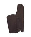 Heavy Duty Water Softener Cover 12 Oz Pvc Beat The Elements Outdoor Tank Guard Tough As Nails With Ventilated Air Flow And Secure Split Velcro Closure Coffee shown from the side, protecting a tank.