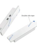 10 Sets Pack Of Wired Surface Mounted Alarm Magnetic Contacts For Doors And Windows With Double Sided Tape Reed Switch Sensors