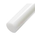 Half Inch By 36 Inch PET Plastic Round Rod White Durable For Easy DIY Projects And Industrial Use Long Lasting Wear Resistant Material