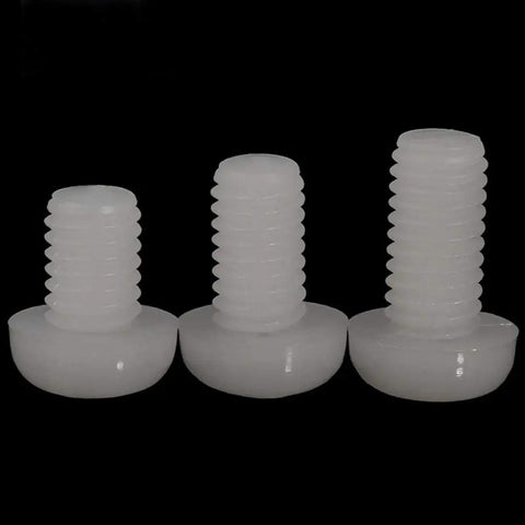 Top Shelf M3 Nylon 66 Phillips Pan Head Machine Screws Off White One Hundred Pack Dead Simple Heavy Duty Fasteners Built Tough For No Fuss Diy Builds And Straight Up Assembly