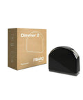 Z-Wave Plus Dimmer 2 Smart Light Controller FGD-212 Smart Rheostat, shown with packaging, for 2 or 3 wire installations.