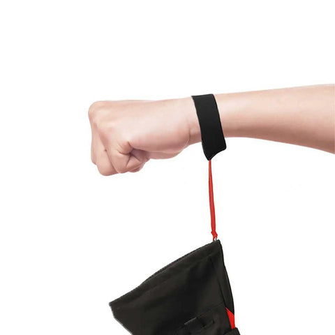 Elastic Ski Glove Wrist Leash And Safety Strap with glove on hand for skiing and mountaineering winter sports gear