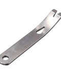 Pocket Size Stainless Steel Crowbar Pry Bar Widgy Bar EDC Tool For Bushcraft And Survival angle view
