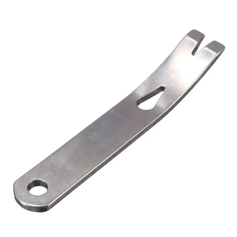 Pocket Size Stainless Steel Crowbar Pry Bar Widgy Bar EDC Tool For Bushcraft And Survival angle view