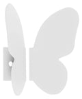 White butterfly cabinet handle side view showing smooth operation and easy grip for dressers. Butterfly Cabinet Handles Pair For Room Furniture White Decorative Drawer Pulls For Cabinets And Dressers Vintage Charm Smooth Operation Easy Grip Retro Vintage Look For Timeless Charm And Durable Use.