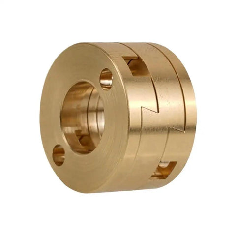 Smooth Oldham Coupling For Z Axis 18mm Fits CR10 S4 S5 Ender3 Pro V2 3S With T8 Screw brass coupler