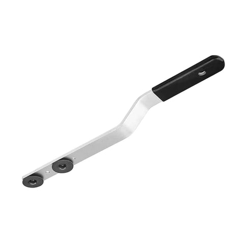 16 Inch Metal Duct Stretcher Tool With Offset Handle And Sliding Washers For HVAC Ductwork Expanding And Shaping