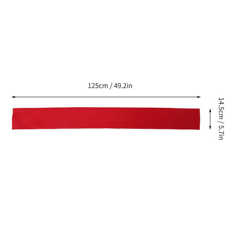Red Felt Piano Keyboard Dust Cover For Digital Pianos Protect Keys From Dust And Scratches, Washable Design, 49.2 x 5.7 Inches, 1 Piece