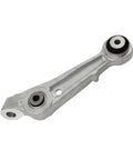 Upgrade Your Ride With This Premium Front Passenger Side Lower Control Arm Link For 2016 2020 Cadillac CT6 Featuring Durable Aluminum Build Tough Rubber Bushing And Smooth Tapered Hole Design For Rock Solid Handling and Street Ready Performance, silver suspension arm