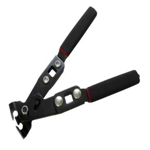 CV Boot Clamp Pliers For Ear Type Clamps DIY Friendly Install And Quick Removal With Torque Wrench Compatibility Stainless Band Tool For GM Front Wheel Drive Joints, black handles
