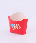 Red paper snack box part of 100 Pack Disposable Red Paper Snack Boxes Portable Chips Boxes Safe Food Grade Paper Serving Trays