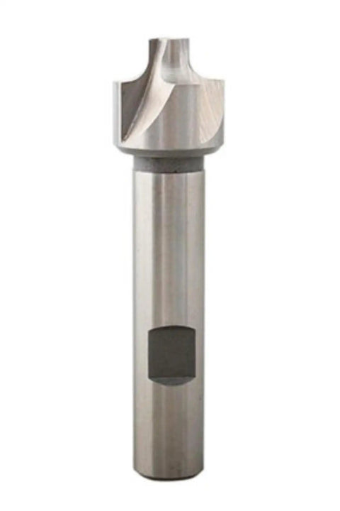 High Speed Steel HSS Corner Radius End Mill With Five Thirty-Second Inch Radius Half Inch Shank Three Quarter Inch Cutting Diameter Three Inch Overall Length Right Hand Cut Part Number 1011-0532 Ideal For Milling Precise Corner Rounds