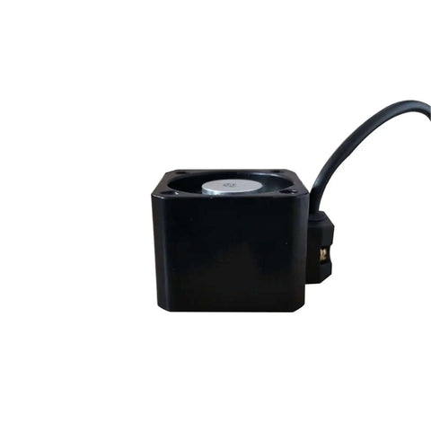 Side view of Nema 17 Stepper Motor With Power Off Brake, 24V DC, 42mm Square Frame, Permanent Magnet Brake Delivers 0.6Nm Torque, 5mm Shaft
