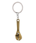 Adjustable Wrench Keychain For Women With Realistic Copper Color Mini Tool Charm Industrial Style