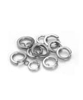 Heavy Duty Stainless Steel Spring Lock Washers Set M1.6 Through M27 Sizes, Pack Options 2 To 200 Pieces, Corrosion Resistant