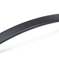 Monterey Collection 6 5 16 Inch Center To Center Matte Black Modern Arched Cabinet And Drawer Pull Handle on white background.