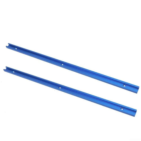 Two 500mm Aluminum T-Track Sets For Router Tables And Woodworking Fixtures - Double-Cut T-Slot Track With 19x9.5mm Slots