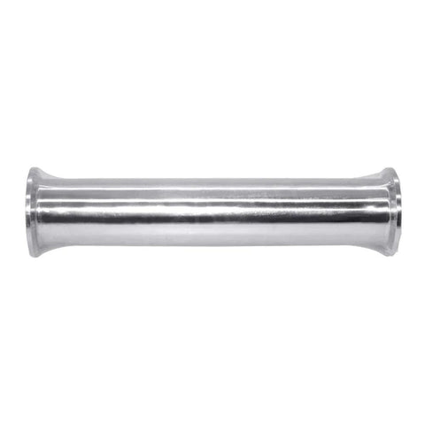 Stainless steel Beduan sanitary 1.5 in tri-clamp spool tube, 8 in long with flanged ends