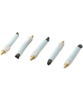 Five Pack M6 Welding Brushes For Seam Bead Cleaning And Joint Prep With Tough As Nails Carbon Fiber Conductive Brush Heads And Silicone Sleeve