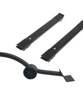 Heavy Duty Washing Machine Stand With Wheels And Shockproof Pads, Stainless Steel Appliance Dolly Mover For Frigidaire Dishwasher, components including metal bars and wheel handle.