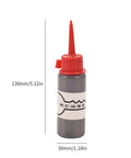 Graphite Garage Door And Lock Lubricant 60ml Oil Free Powder Formula For Sliding Doors And Hinges, bottle with red cap