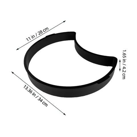 Crescent Shape Concrete Stepping Stone Mold For Garden Pathways And Patio DIY Paver Making Reusable ABS Plastic Cement Floor Mold